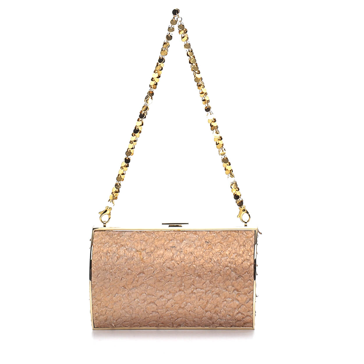 Devi Kroell - Beige Exotic Leather Carlyle Clutch